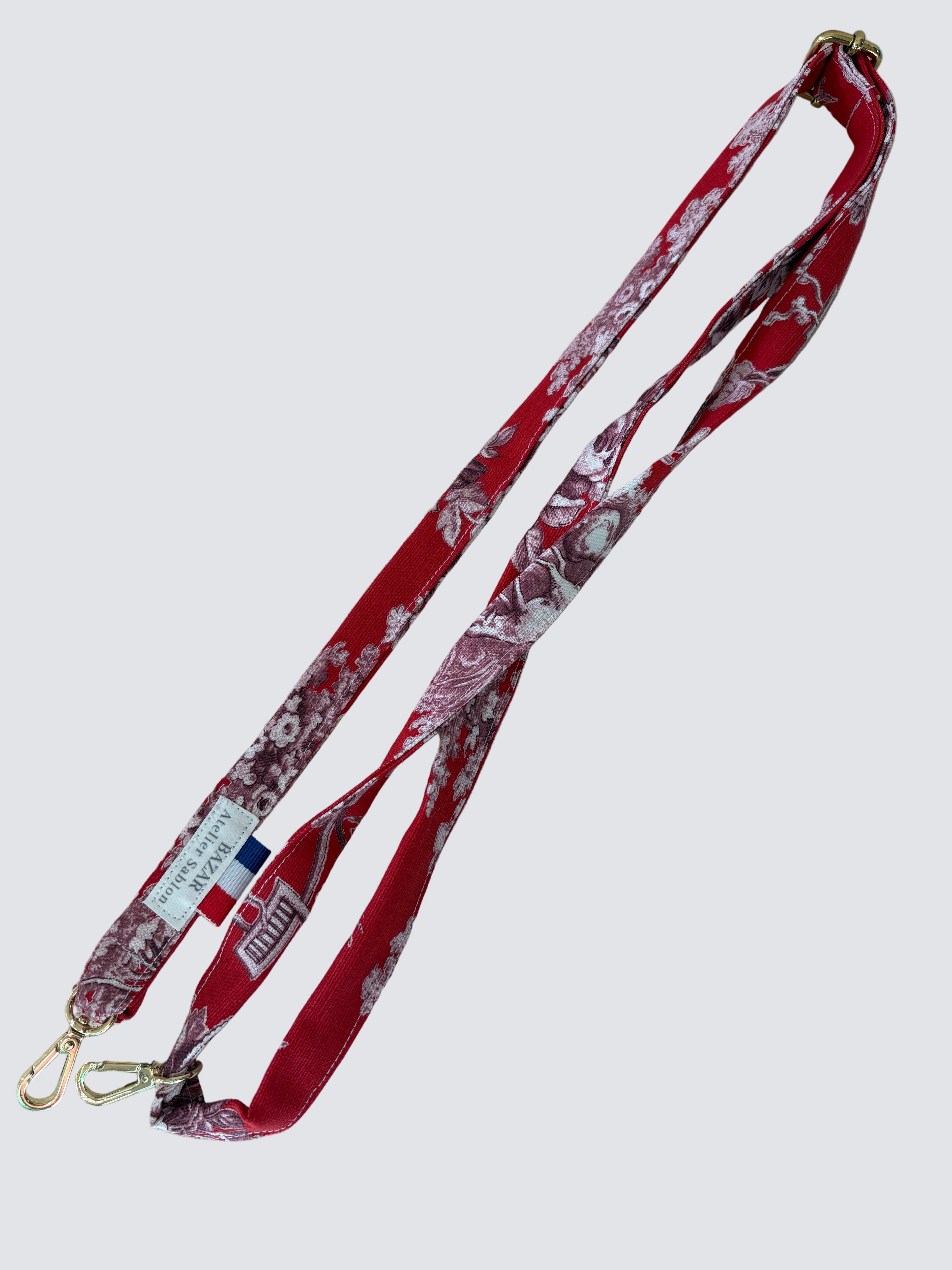 Bandoulière De Téléphone - Jouy De Fruits - Rouge Coquelicot