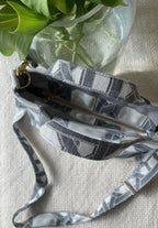 Mini Cabas - Cannage - Gris