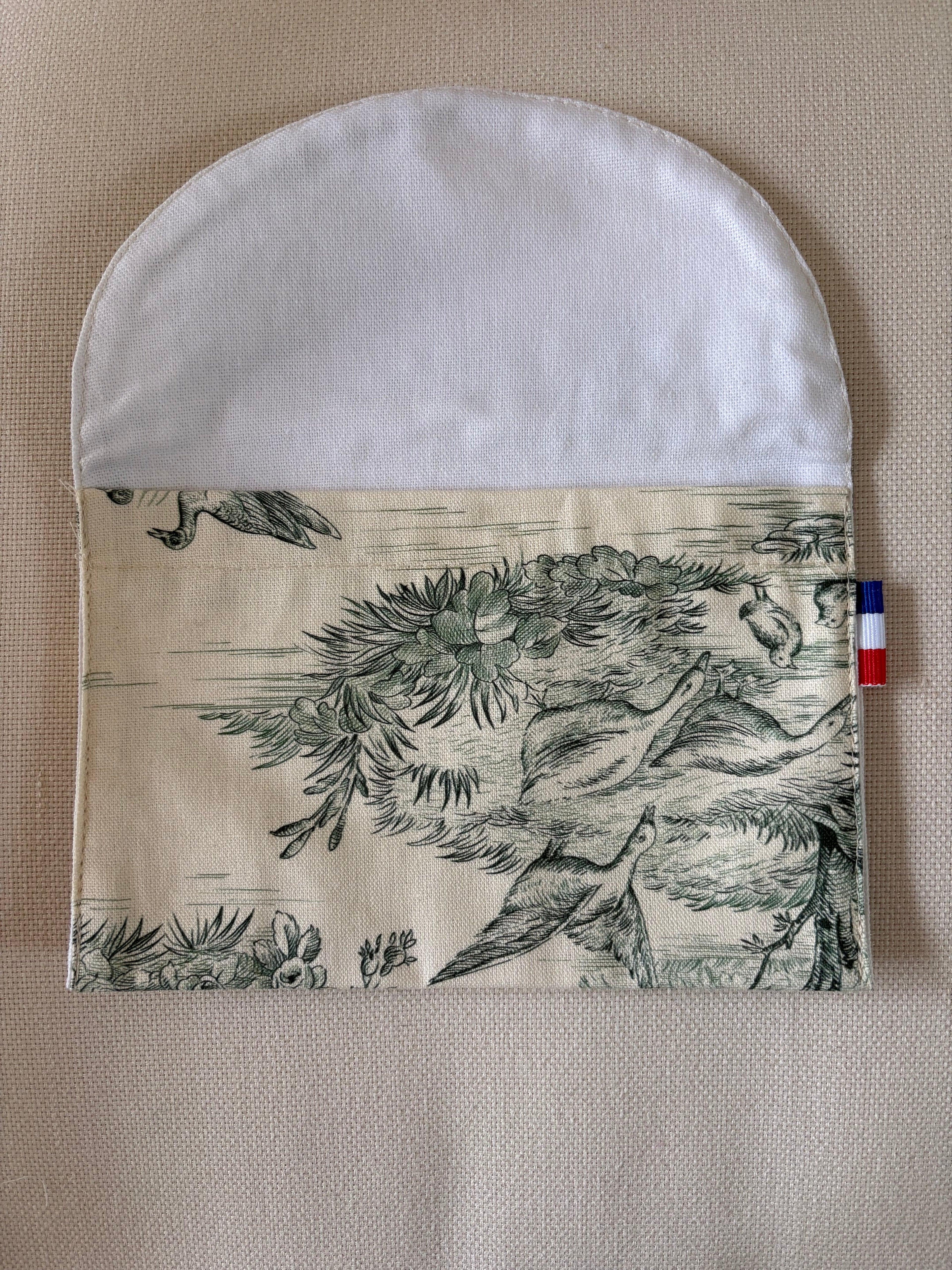Pochette Enveloppe - Jouy De Fruits - Vert
