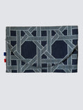 Pochette Enveloppe - Cannage - Marine