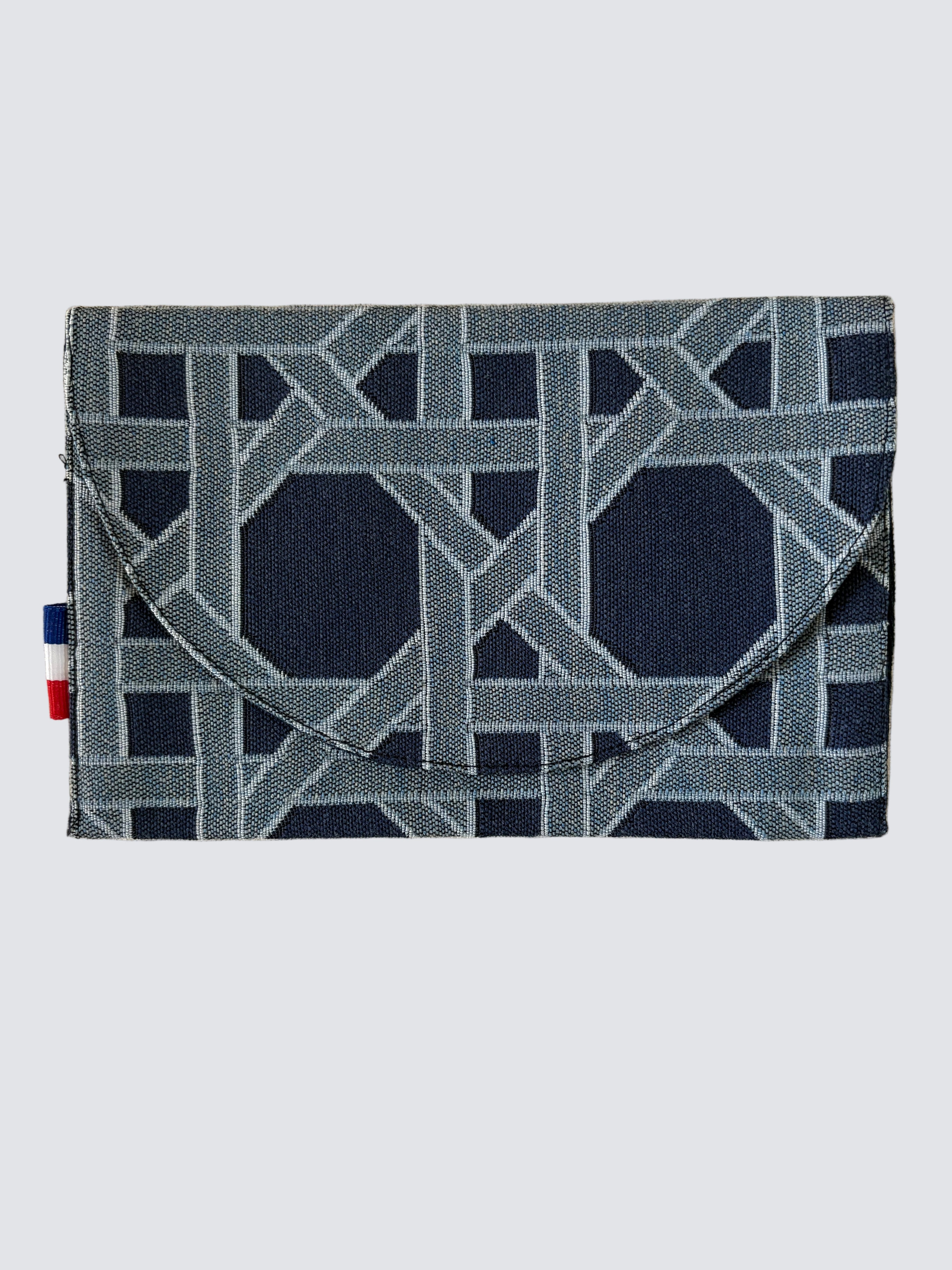 Pochette Enveloppe - Cannage - Marine