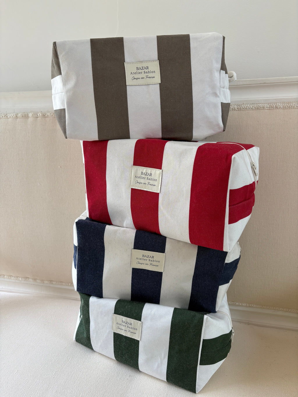 Trousse De Toilette Xxl - Côté Ouest - Taupe