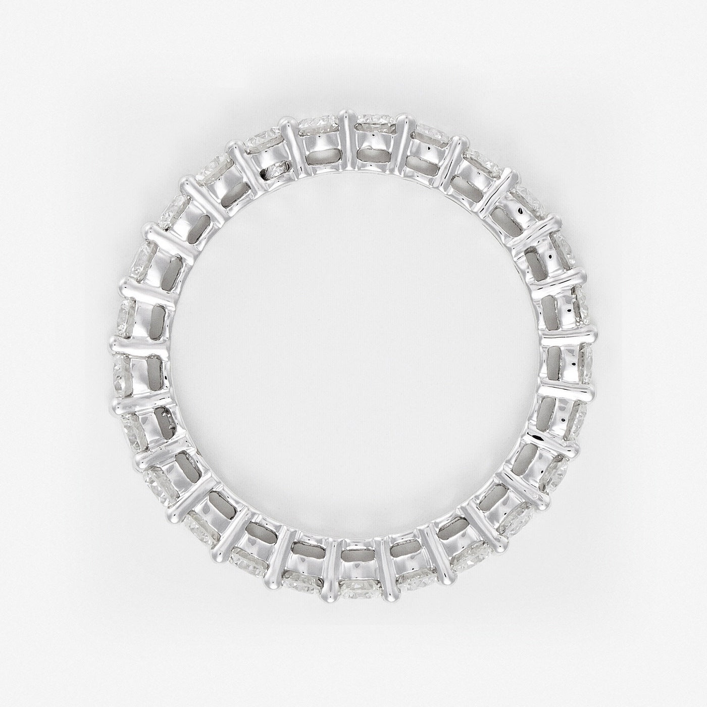 Bague "Mon Tour Complet 2Ct" D2Cts/22 - Or Blanc 750/1000