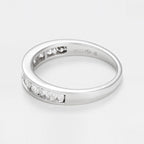 Bague "Alliance Rail 0,75Ct" Diamants 0,75Ct/10 - Or Blanc