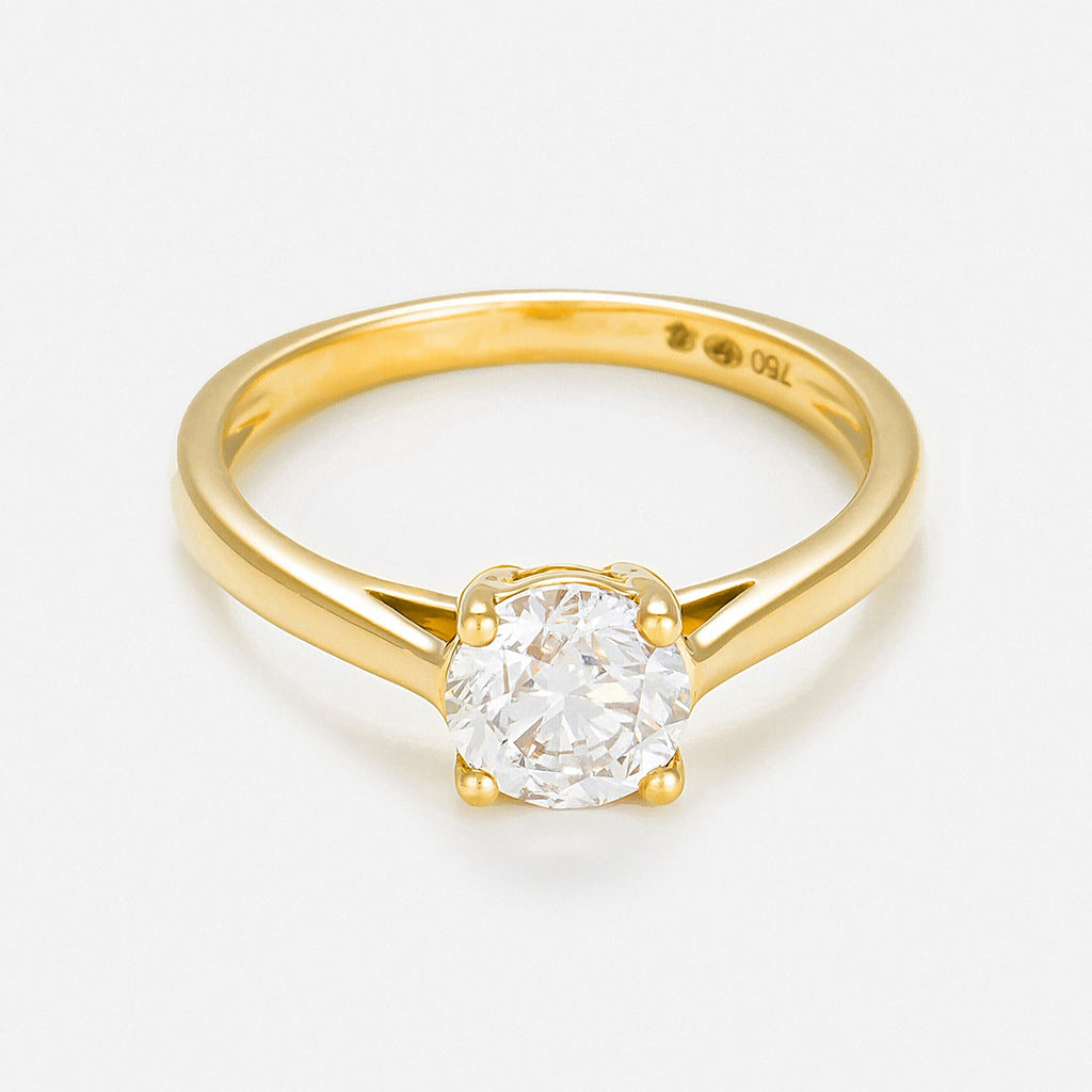 Bague "Solitaire Impérial 1" D1Ct/1 - Or Jaune 750/1000