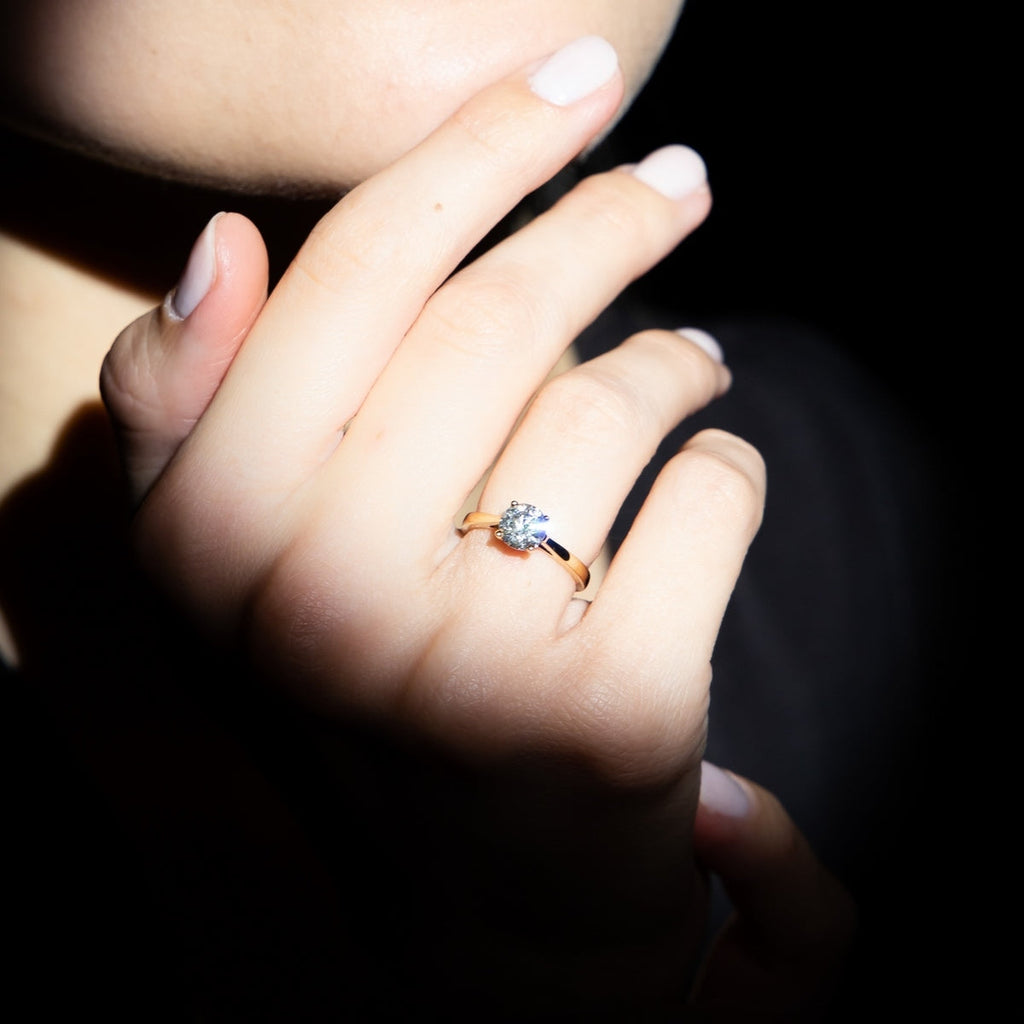 Bague "Solitaire Impérial 1" D1Ct/1 - Or Jaune