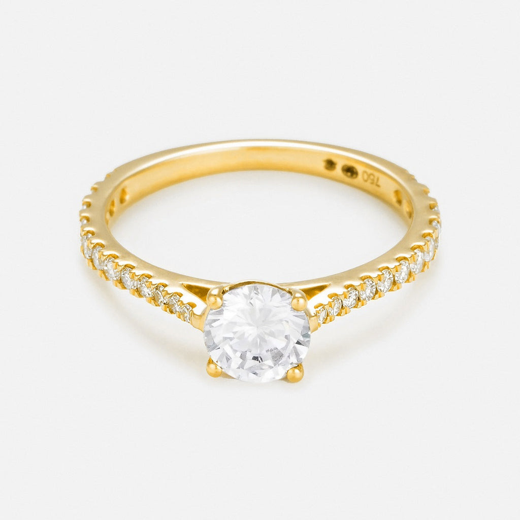 Bague "Solitaire Royal 1 Carat" D0,3Ct/24 & D0,7Ct/1