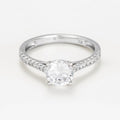 Bague "Solitaire Royal D1,5Ct/25 - Or Blanc