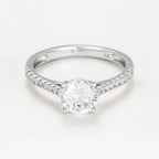 Bague "Solitaire Royal D1,5Ct/25 - Or Blanc