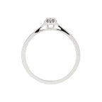 Bague "Amoureuse 0,10" Diamant Centre 0,08Ct/1 +0,02Ct/12