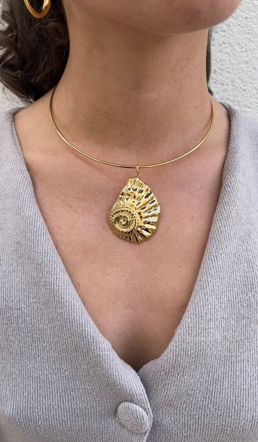 Collier Huge Shell
