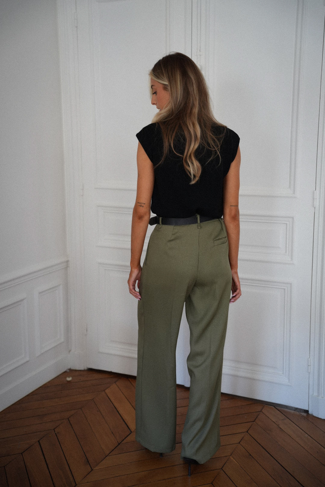 Pantalon Droit Achille - Kaki