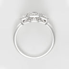 Bague "Les Princesses" Diamants : 0,25Ct/38
