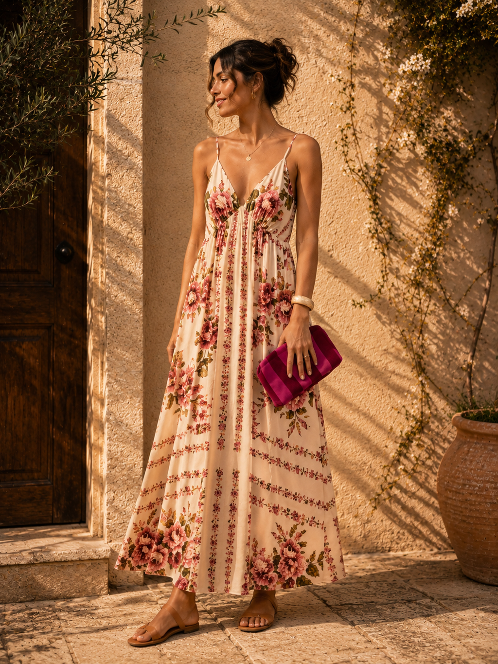 Robe Camelia - Rose