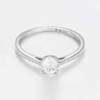 Bague "Solitaire Impérial 0,5" D0,5Ct/1 - Or Blanc