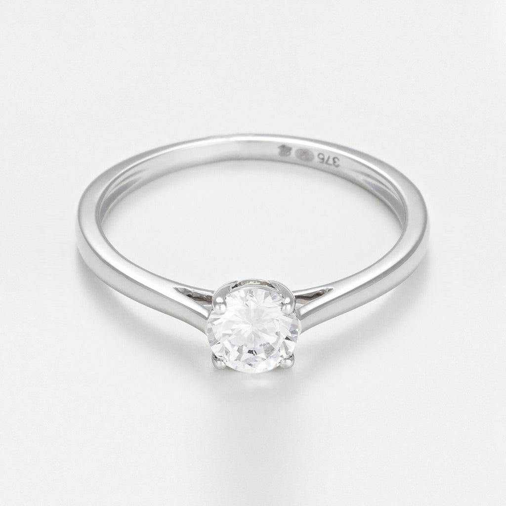 Bague "Solitaire Impérial 0,5" D0,5Ct/1 - Or Blanc