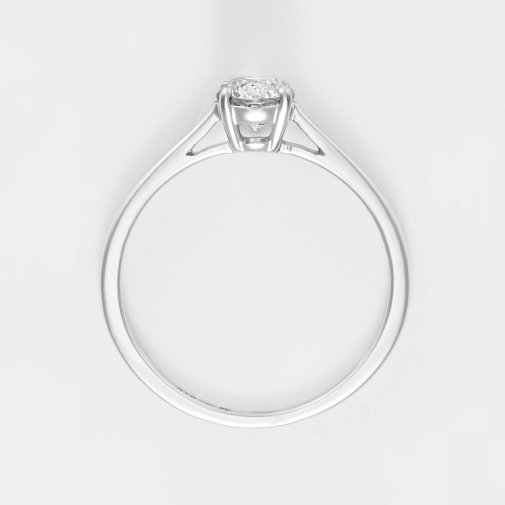 Bague "Solitaire Impérial 0,5" D0,5Ct/1 - Or Blanc
