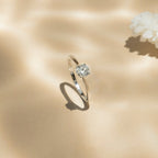 Bague "Solitaire Impérial 0,5" D0,5Ct/1 - Or Blanc