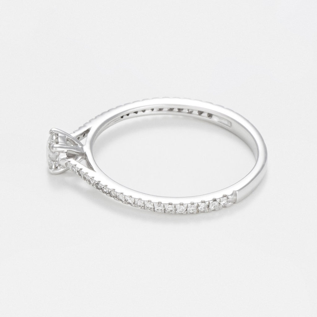 Bague "Solitaire Royal 0,3 Carat" - Or Blanc