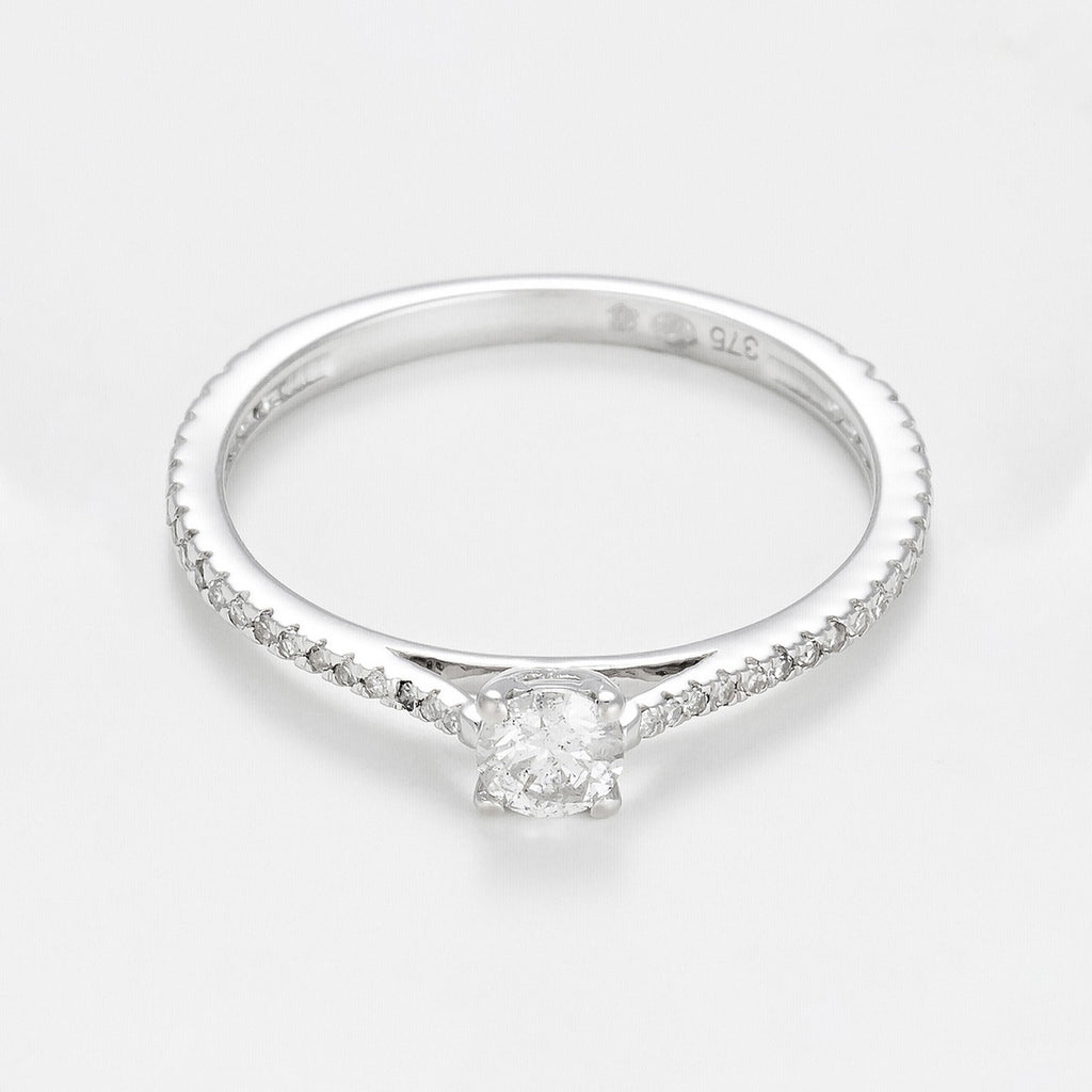 Bague "Solitaire Royal 0,3 Carat" - Or Blanc