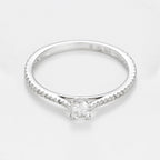 Bague "Solitaire Royal 0,3 Carat" - Or Blanc