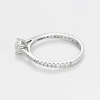 Bague "Solitaire Royal 0,5 Carat" - Or Blanc