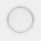 Bague "Alliance Granité" Diamant 0,20Ct/57 - Or Blanc