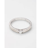 Bague "Amelia" - D0,25/43 C0,10Ct - Or Blanc