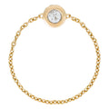 Bague Chaine "Mon Unique" Diamant 0,07Ct/1 - Or Jaune