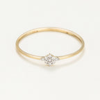 Bague "Alma" Diamants 0,05/9 - Or Jaune
