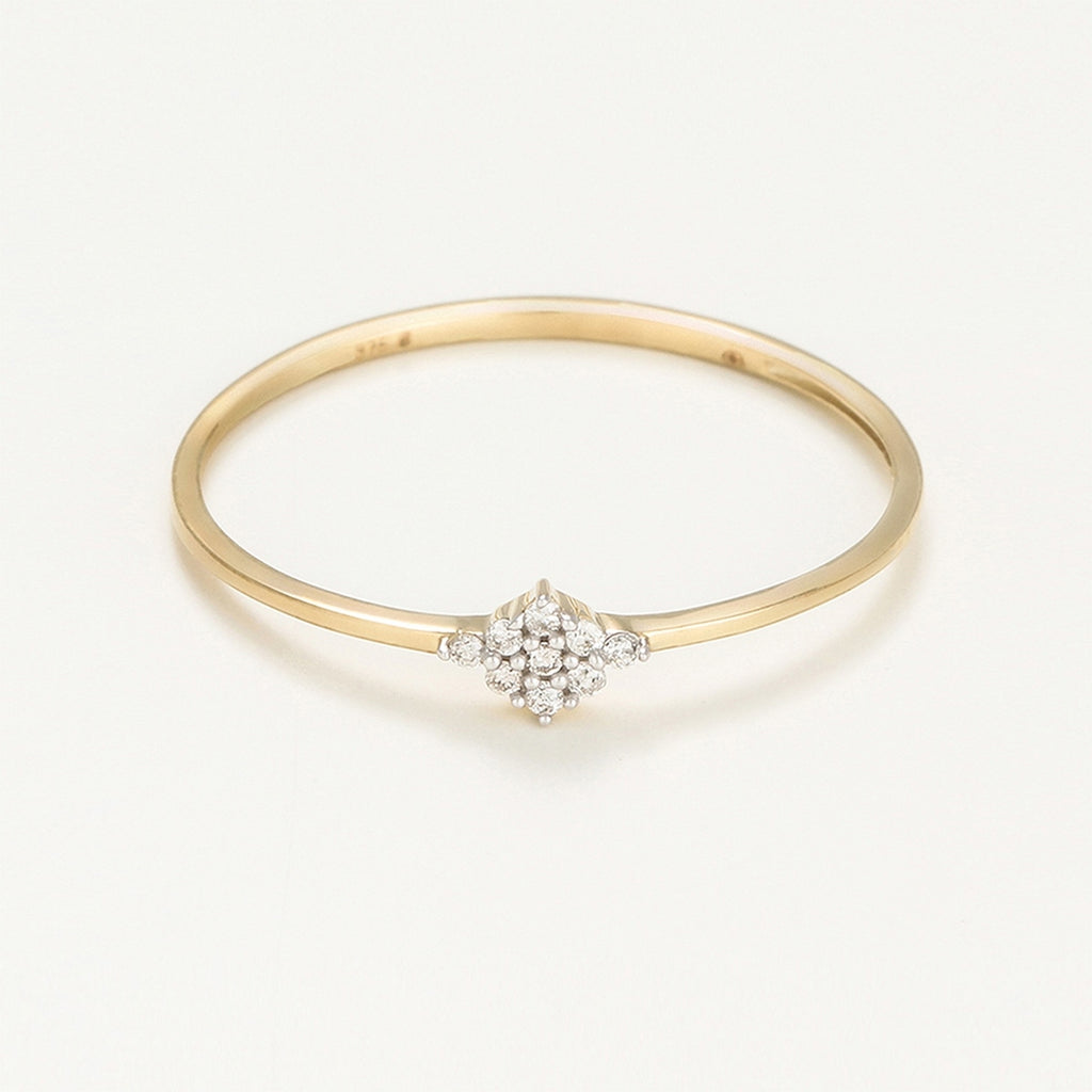 Bague "Alma" Diamants 0,05/9 - Or Jaune