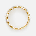 Bague "Héritage" Diamants 0,12Cts/28 - Or Jaune