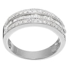 Bague "Kiss Baguette" Diamant 0,5ct/62