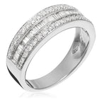 Bague "Kiss Baguette" Diamant 0,5ct/62