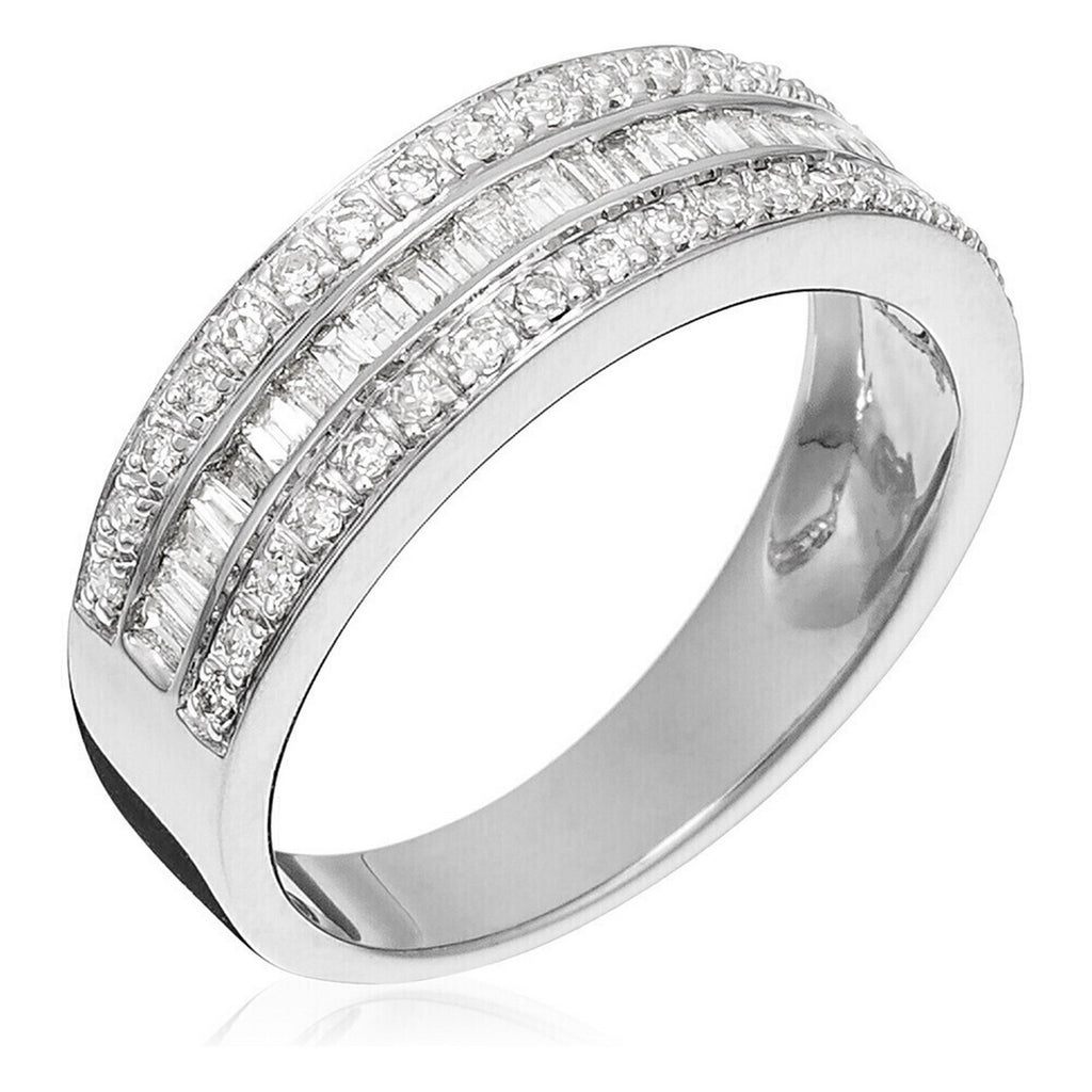 Bague "Kiss Baguette" Diamant 0,5ct/62