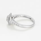 Bague "Ghalia"  D 0,50Ct/57 - Or Blanc