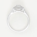 Bague "Ghalia"  D 0,50Ct/57 - Or Blanc