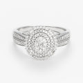 Bague "Aphaia" D0,50/122 - Or Blanc