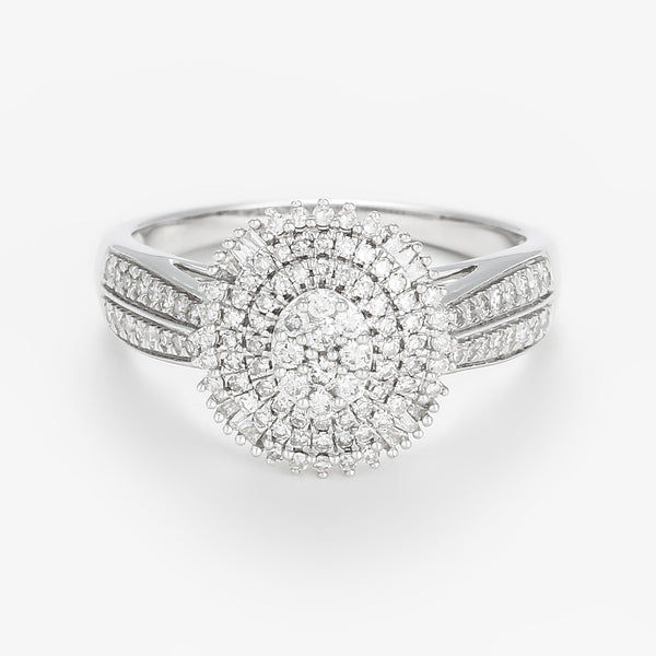 Bague "Aphaia" D0,50/122 - Or Blanc