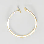 Bague "Parallèle Asymétrique" D0,1Ct/50 - Or Jaune