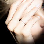 Bague "Eternelle Torsade"  Diamants 0,05Cts/15 - Or Blanc
