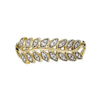 Bague "Feuillage Lumineux" Diamants 0,1Ct/,32 - Or Jaune