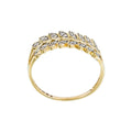 Bague "Feuillage Lumineux" Diamants 0,1Ct/,32 - Or Jaune