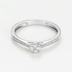 Bague "Love, Always" - Or Blanc
