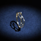 Bague "Jolie Constellation" Diamant : 0,05Ct/6 - Or Jaune 375/1000