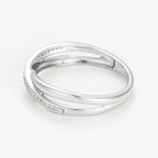 Bague Cross - Or Blanc