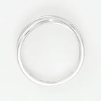 Bague Cross - Or Blanc
