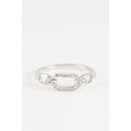Bague "Meia" - D0,10/22 - Or Blanc