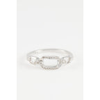 Bague "Meia" - D0,10/22 - Or Blanc