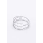 Bague "Brooke" - D0,15/39 - Or Blanc
